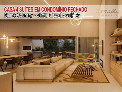 Casa para Venda, em Santa Cruz do Sul, bairro Country, 4 dormitrios, 4 sutes, 4 vagas