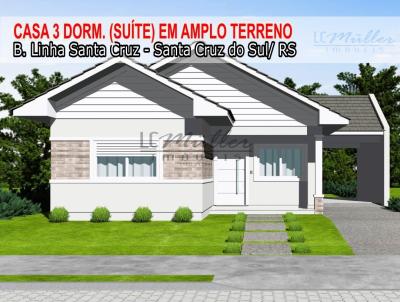 Casa para Venda, em Santa Cruz do Sul, bairro Linha Santa Cruz, 3 dormitrios, 1 sute, 1 vaga