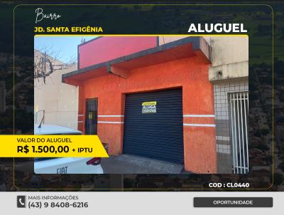 Comercial para Locao, em Santo Antnio da Platina, bairro JD SANTA EFIGENIA, 1 banheiro