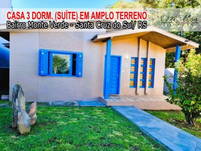 Casa para Venda, em Santa Cruz do Sul, bairro Monte Verde, 3 dormitrios, 1 sute, 3 vagas