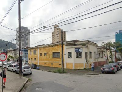 Terreno para Venda, em Santos, bairro Vila Mathias, 1 dormitrio, 1 banheiro, 1 vaga
