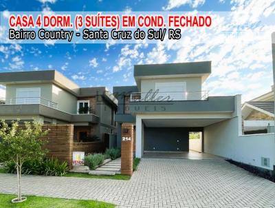 Casa para Venda, em Santa Cruz do Sul, bairro Country, 4 dormitrios, 3 sutes, 2 vagas