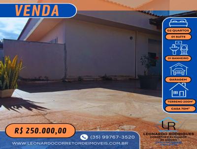 Casa para Venda, em Itajub, bairro Santa Rosa, 2 dormitrios, 1 banheiro, 1 sute, 1 vaga