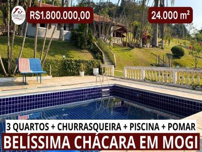 Chcara para Venda, em Mogi das Cruzes, bairro Centro, 3 dormitrios