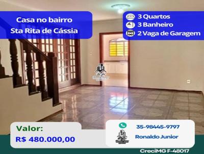 Casa para Venda, em Itajubá, bairro Santa Rita de Cássia, 3 dormitórios, 3 banheiros, 1 suíte, 2 vagas