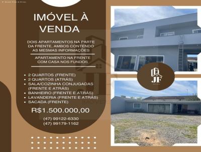 Geminado para Venda, em So Francisco do Sul, bairro Praia do Ervino, 4 dormitrios, 2 banheiros