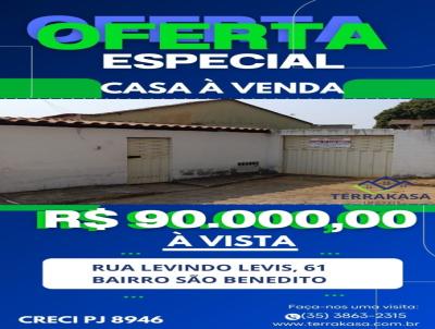 Casa para Venda, em Santo Antnio do Amparo, bairro So Benedito, 2 dormitrios, 1 banheiro