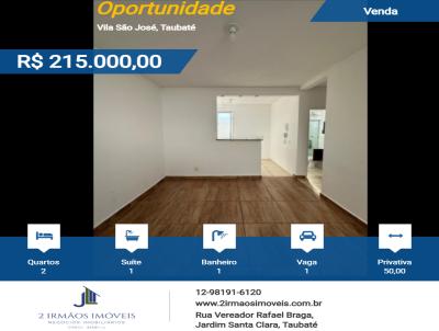 Oportunidade para Venda, em Taubat, bairro Vila So Jos, 2 dormitrios, 1 banheiro, 1 sute, 1 vaga