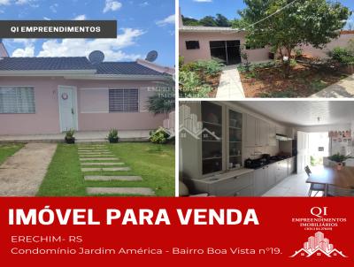 Casa em Condomnio para Venda, em Erechim, bairro Boa Vista, 2 dormitrios, 2 banheiros, 1 vaga