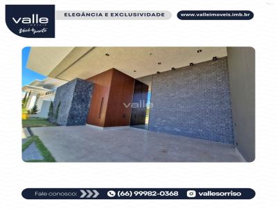 Casa para Venda, em Sorriso, bairro Condomnio Residencial Costa Brava, 4 banheiros, 3 sutes, 2 vagas