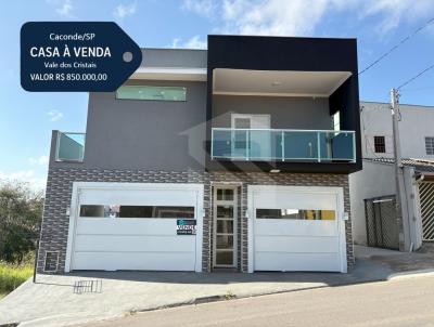 Casa para Venda, em Caconde, bairro Vale dos Cristais, 3 dormitrios, 4 banheiros, 2 sutes, 2 vagas