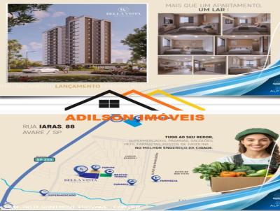 Apartamento para Venda, em Avaré, bairro Jussara Maria, 2 dormitórios, 1 banheiro, 1 vaga