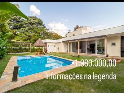 Casa em Condomnio para Venda, em Sorocaba, bairro Caguassu, 3 dormitrios, 4 banheiros, 3 sutes, 4 vagas