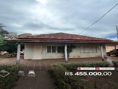 Casa para Venda, em Cceres, bairro Cavalhada II, 3 dormitrios, 1 banheiro, 2 sutes, 2 vagas