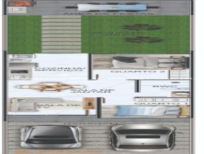 Casa para Venda, em Cascavel, bairro Madrid, 2 dormitórios, 1 banheiro