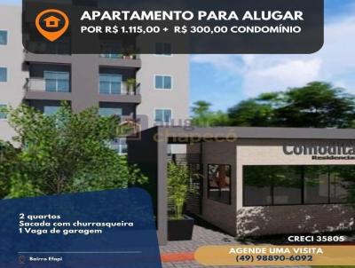 Apartamento para Locao, em Chapec, bairro EFAPI, 2 dormitrios, 1 vaga