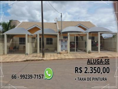 Casa para Locao, em Sorriso, bairro ROTA DO SOL, 2 dormitrios, 2 banheiros, 1 sute, 1 vaga