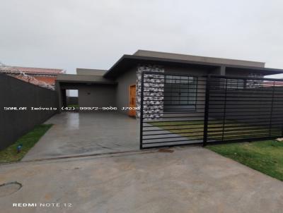 Casa para Venda, em Ponta Grossa, bairro Porto Feliz, 2 dormitórios, 1 banheiro, 1 vaga