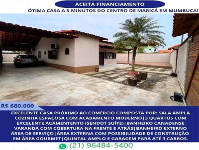 Casa para Venda, em Maric�, bairro Mumbuca, 3 dormit�rios, 2 banheiros, 1 su�te, 3 vagas