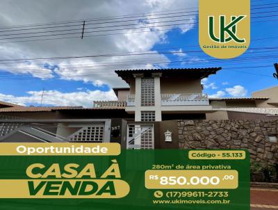 Casa para Venda, em Fernand�polis, bairro Jardim Rio Grande, 3 dormit�rios, 3 banheiros, 1 su�te, 4 vagas