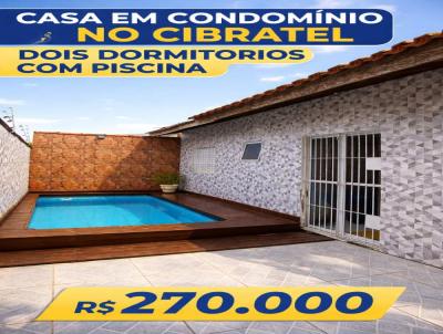 Casa em Condom�nio para Venda, em Itanha�m, bairro CIBRATEL II, 2 dormit�rios, 1 banheiro, 1 vaga