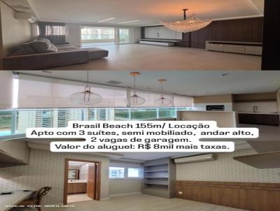 Apartamento Alto Padr�o para Loca��o, em Cuiab�, bairro Apartamento de luxo- Brasil Beach