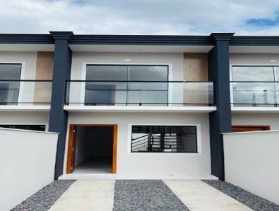 Sobrado Geminado para Venda, em Joinville, bairro Espinheiros, 2 dormit�rios, 2 banheiros, 2 vagas