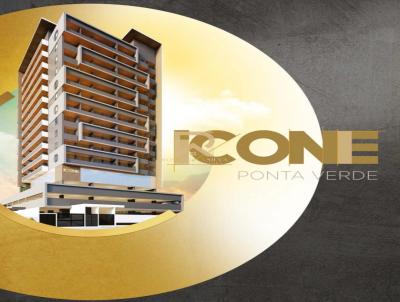 Apartamento para Venda, em Macei�, bairro Ponta Verde, 1 dormit�rio, 1 su�te, 1 vaga