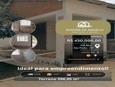 Casa para Venda, em S�o Pedro, bairro Vila Rica, 2 dormit�rios, 1 banheiro, 1 vaga
