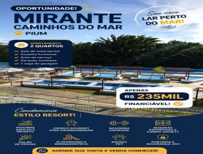 Apartamento para Venda, em , bairro Pium (Distrito Litoral), 2 dormit�rios, 1 banheiro, 1 vaga