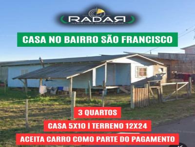 Casa para Venda, em Vacaria, bairro S�o Francisco, 3 dormit�rios, 1 banheiro