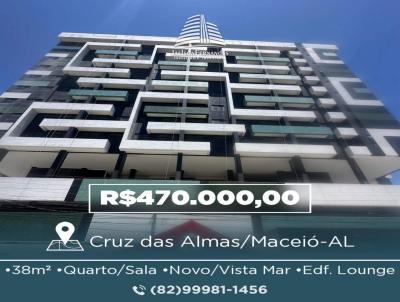Apartamento 1 Quarto para Venda, em Macei�, bairro Cruz das Almas, 1 dormit�rio, 1 banheiro, 1 su�te, 1 vaga