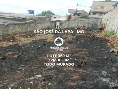 Lote para Venda, em S�o Jos� da Lapa, bairro D. Pedro I