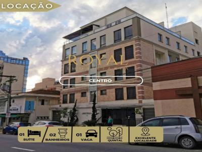 Apartamento para Loca��o, em Po�os de Caldas, bairro Centro, 1 dormit�rio, 1 banheiro, 1 vaga
