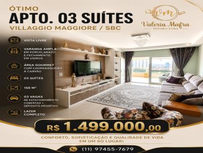 Apartamento para Venda, em S�o Bernardo do Campo, bairro Vila Gon�alves, 3 dormit�rios, 5 banheiros, 3 su�tes, 3 vagas