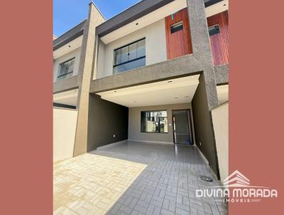 Geminado para Venda, em Joinville, bairro Sagua�u, 3 dormit�rios, 4 banheiros, 3 su�tes, 2 vagas