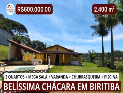 Ch�cara para Venda, em Biritiba-Mirim, bairro Castelano, 2 dormit�rios, 2 banheiros, 4 vagas
