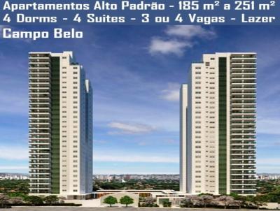 Apartamento para Venda, em S�o Paulo, bairro Campo Belo, 4 dormit�rios, 2 su�tes, 3 vagas