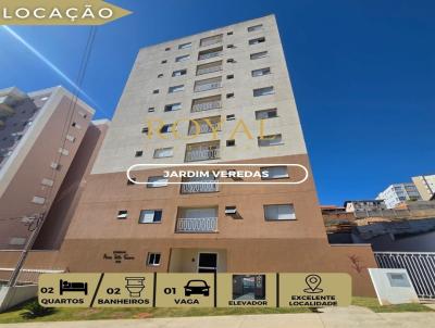Apartamento para Loca��o, em Po�os de Caldas, bairro Veredas, 2 dormit�rios, 2 banheiros, 1 su�te, 1 vaga