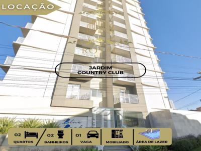 Apartamento para Loca��o, em Po�os de Caldas, bairro Jardim Country Club, 2 dormit�rios, 2 banheiros, 1 su�te, 1 vaga