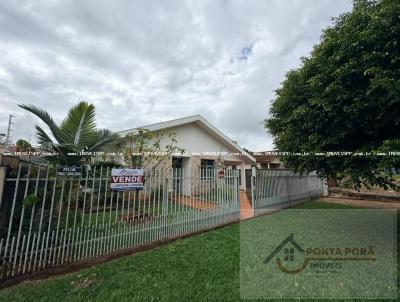 Casa para Venda, em Ponta Por�, bairro Vila Lac�ria, 4 dormit�rios, 3 banheiros, 1 su�te, 4 vagas