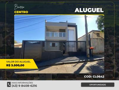 Casa para Loca��o, em Santo Ant�nio da Platina, bairro CENTRO, 3 dormit�rios, 3 banheiros, 1 su�te, 3 vagas