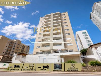 Apartamento para Loca��o, em Po�os de Caldas, bairro Centro, 3 dormit�rios, 2 banheiros, 1 su�te, 1 vaga