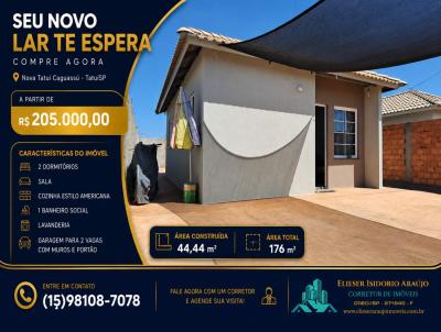 Casa 2 dormit�rios para Venda, em Tatu�, bairro Loteamento Tatu� Caguass�, 2 dormit�rios, 1 banheiro, 2 vagas