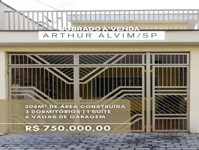 Sobrado para Venda, em , bairro , 3 dormit�rios, 3 banheiros, 1 su�te, 6 vagas