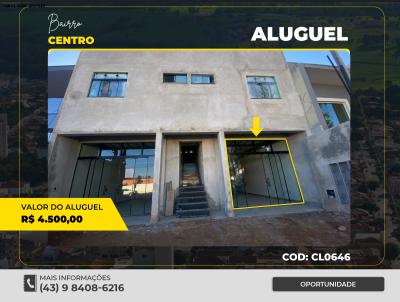 Comercial para Loca��o, em Santo Ant�nio da Platina, bairro CENTRO, 1 banheiro