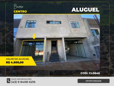 Comercial para Loca��o, em Santo Ant�nio da Platina, bairro CENTRO, 1 banheiro