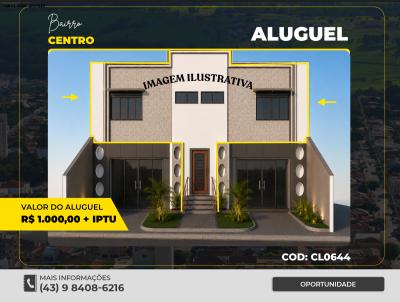 Kitnet para Loca��o, em Santo Ant�nio da Platina, bairro CENTRO, 1 dormit�rio, 1 banheiro