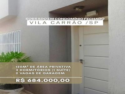 Sobrado para Venda, em , bairro , 3 dormit�rios, 1 su�te, 2 vagas