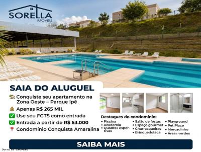 Apartamento para Venda, em S�o Paulo, bairro Parque Ip�, 2 dormit�rios, 1 banheiro, 1 vaga